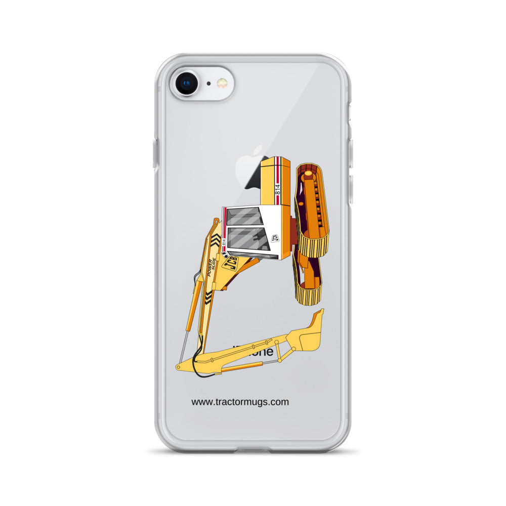 JCB Clear Case for iPhone® iPhone 7/8 JCB 814 Super | Clear Case for iPhone® Quality Farmers Merch