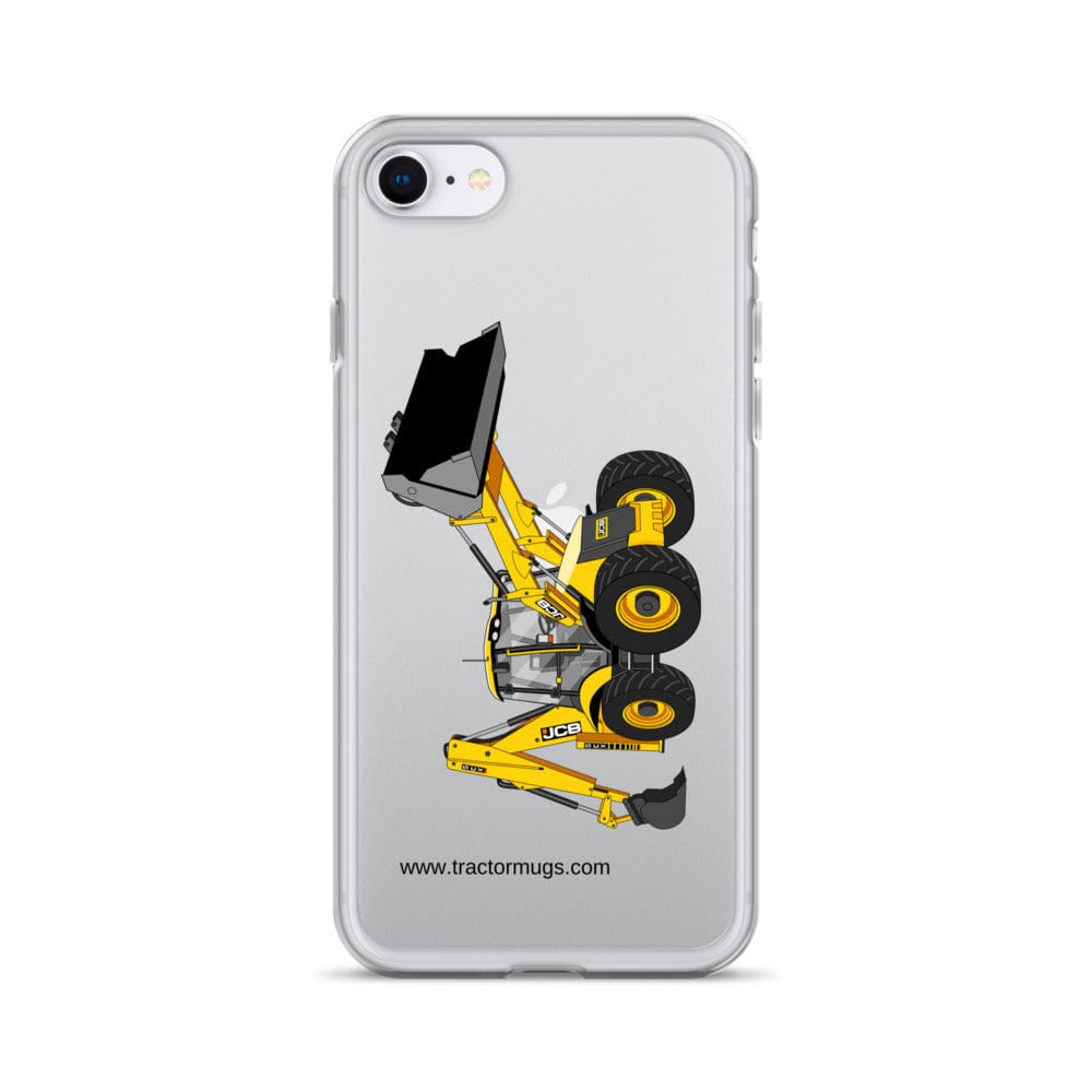 JCB Clear Case for iPhone® iPhone SE JCB 5CX Backhoe | Clear Case for iPhone® Quality Farmers Merch