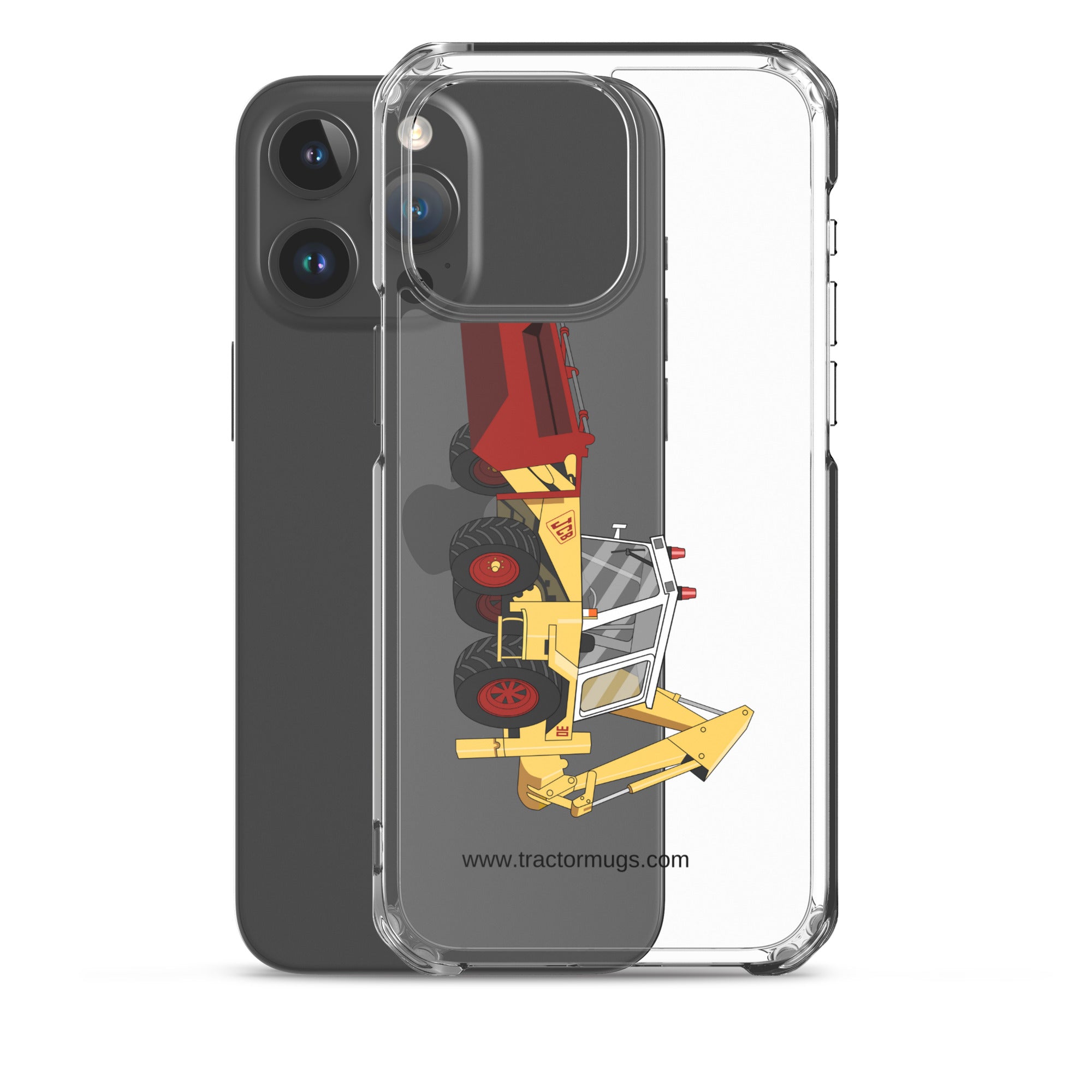 JCB Clear Case for iPhone® JCB 3D (1975) | Clear Case for iPhone® Quality Farmers Merch