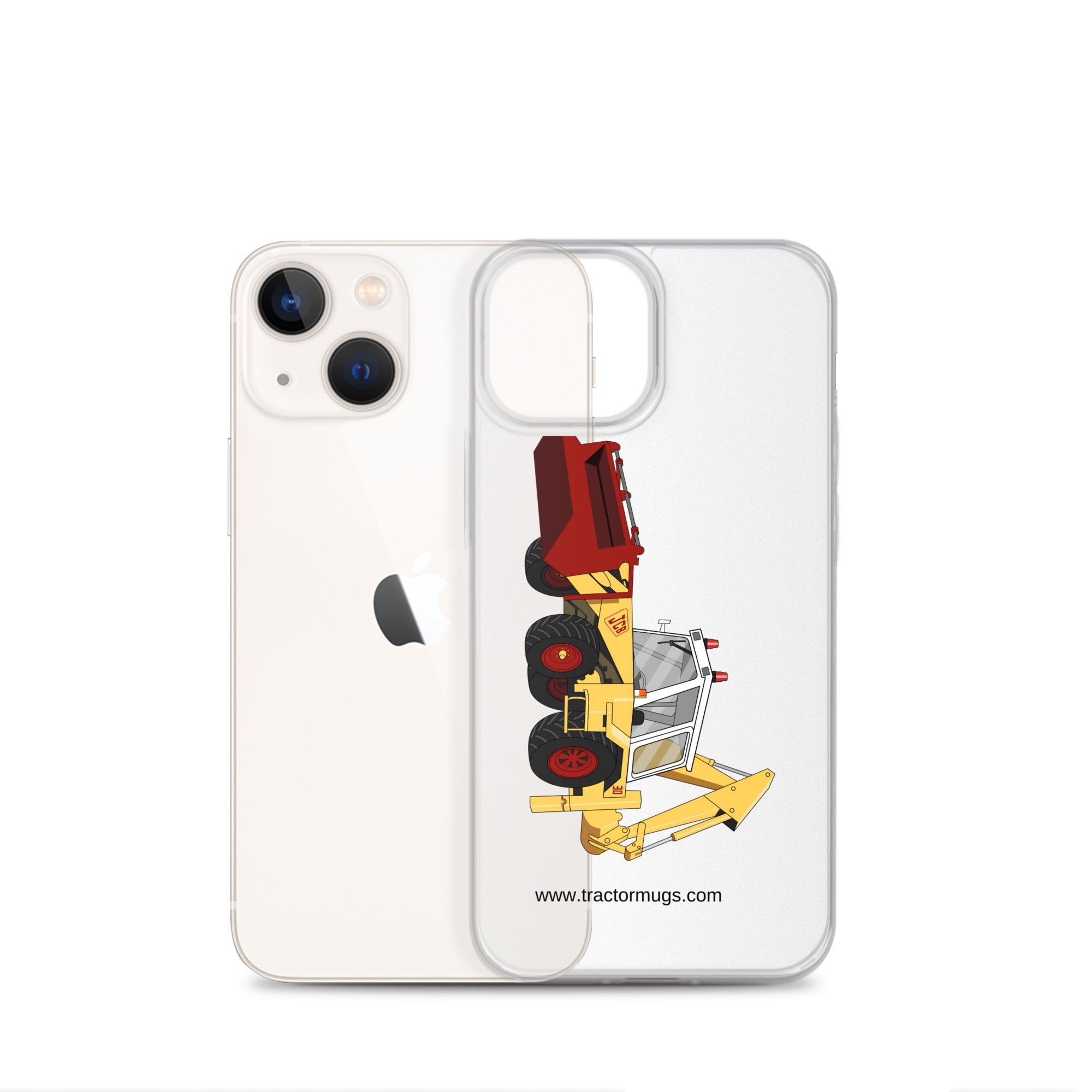 JCB Clear Case for iPhone® JCB 3D (1975) | Clear Case for iPhone® Quality Farmers Merch