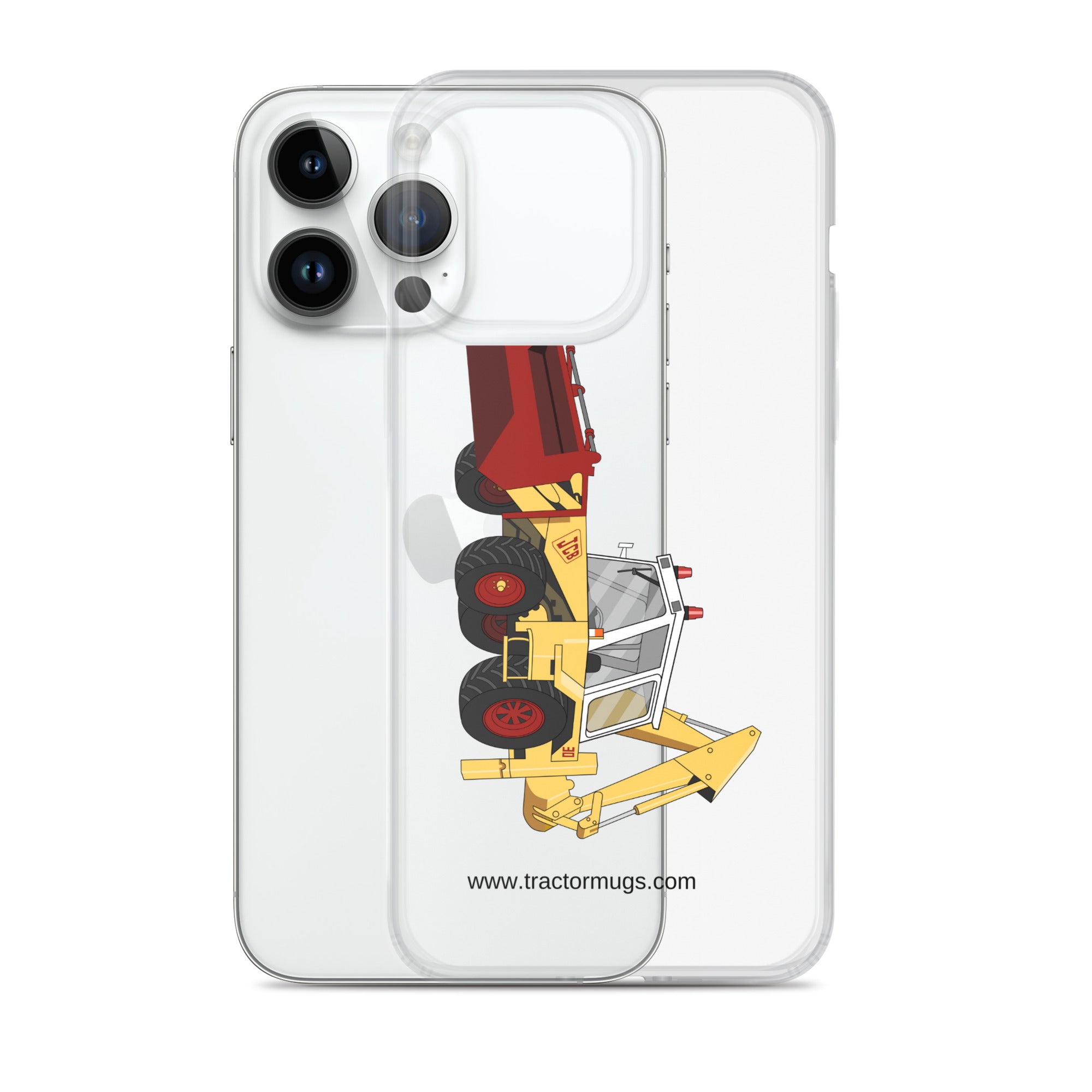 JCB Clear Case for iPhone® JCB 3D (1975) | Clear Case for iPhone® Quality Farmers Merch