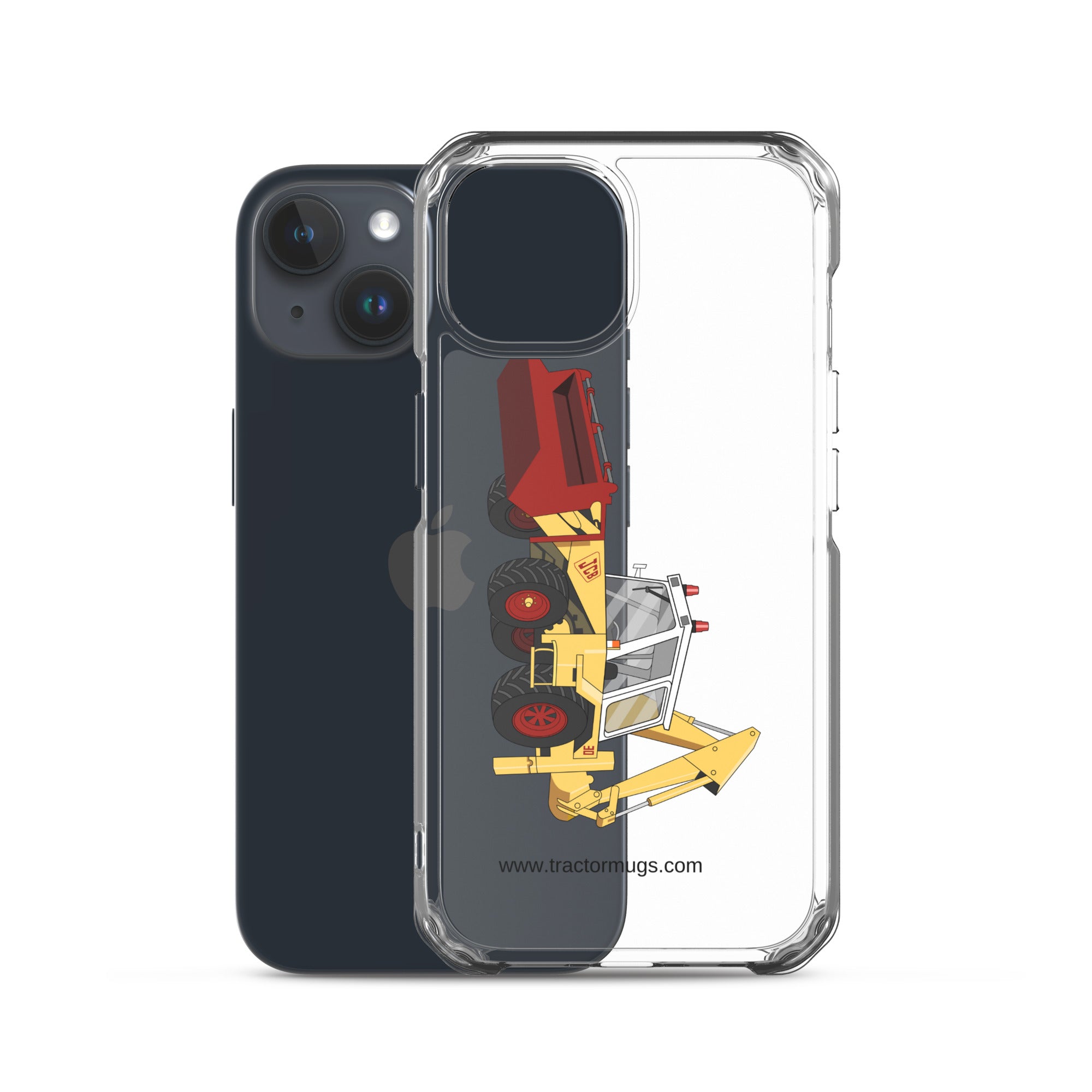 JCB Clear Case for iPhone® JCB 3D (1975) | Clear Case for iPhone® Quality Farmers Merch