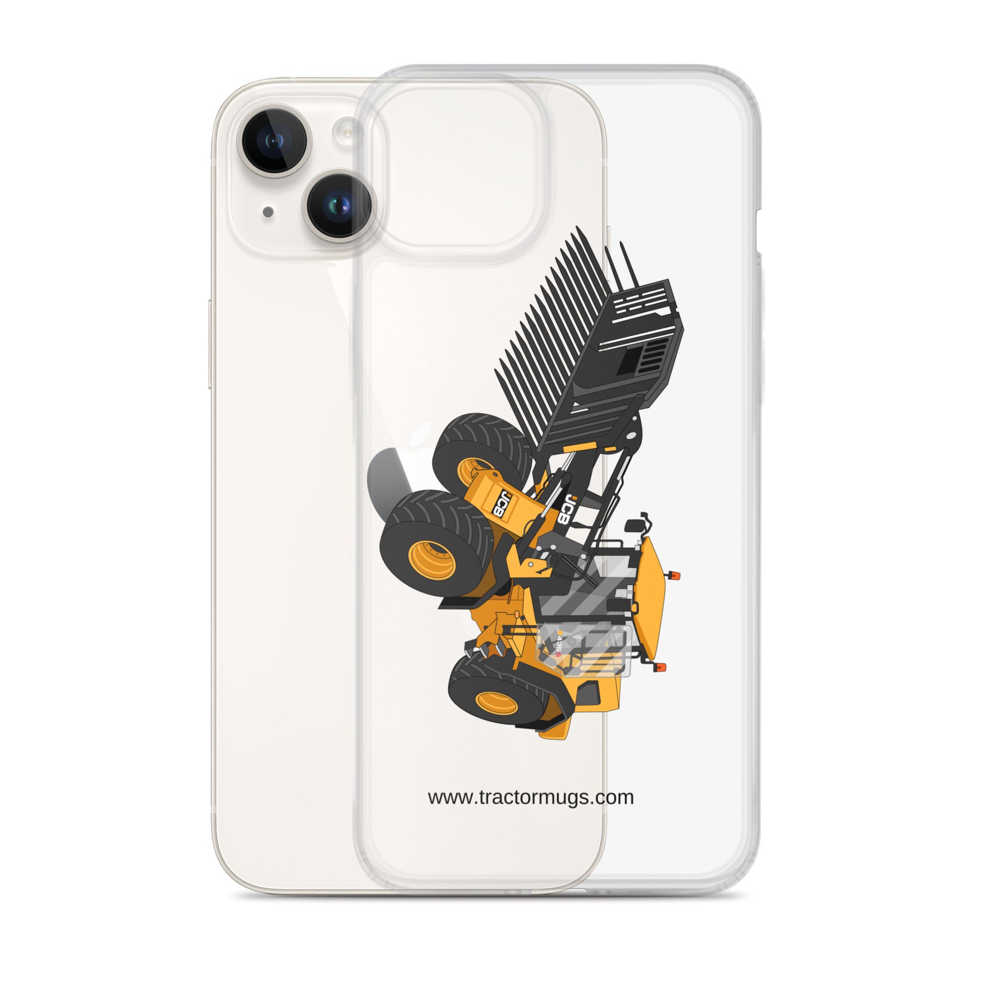 JCB Clear Case for iPhone® JCB 435 S Farm Master | Clear Case for iPhone® Quality Farmers Merch