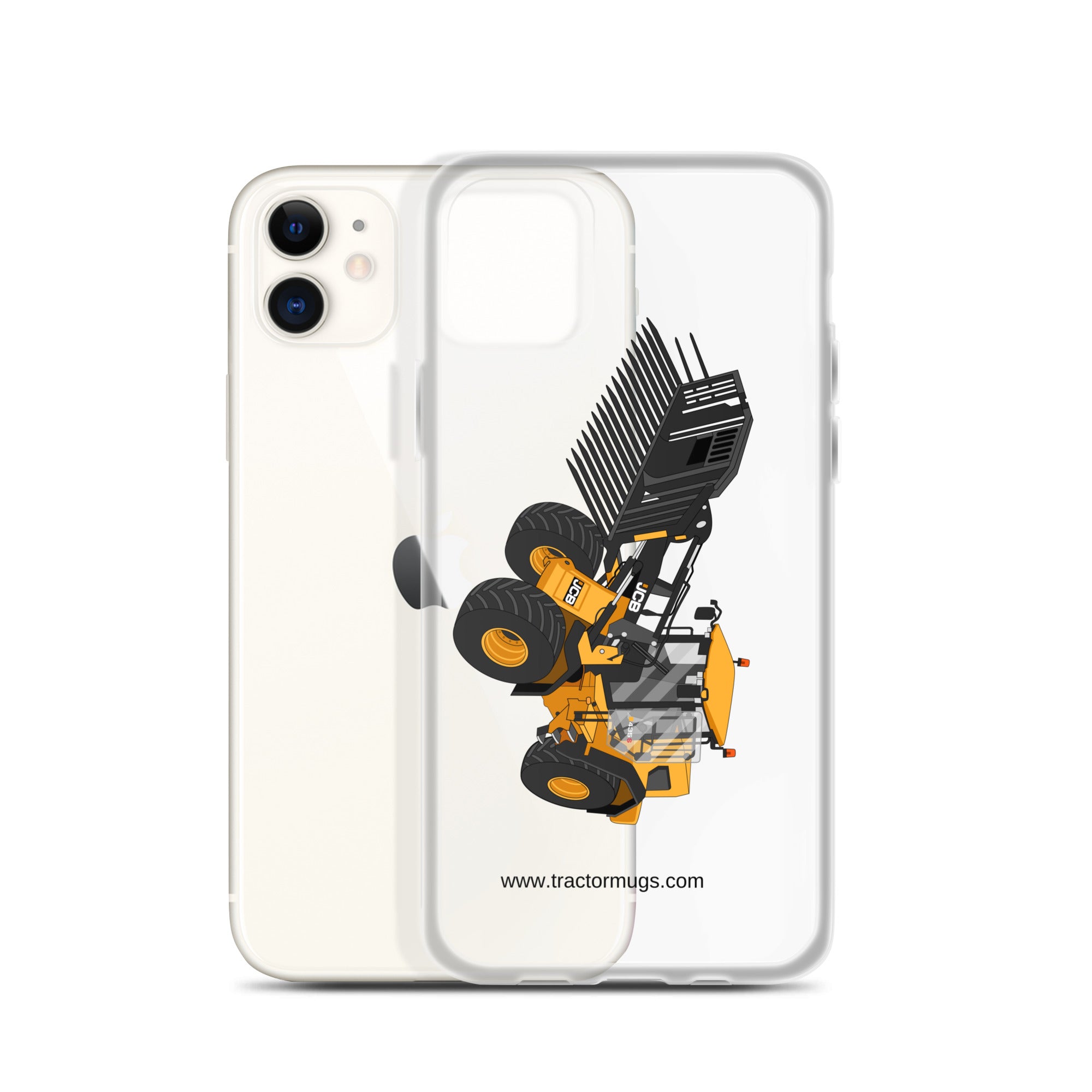 JCB Clear Case for iPhone® JCB 435 S Farm Master | Clear Case for iPhone® Quality Farmers Merch