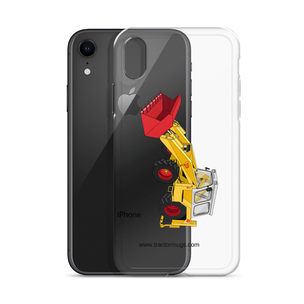 JCB Clear Case for iPhone® JCB 4D Backhoe | Clear Case for iPhone® Quality Farmers Merch