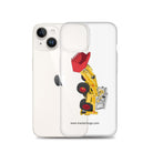 JCB Clear Case for iPhone® JCB 4D Backhoe | Clear Case for iPhone® Quality Farmers Merch