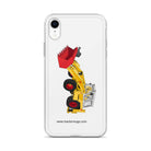 JCB Clear Case for iPhone® JCB 4D Backhoe | Clear Case for iPhone® Quality Farmers Merch