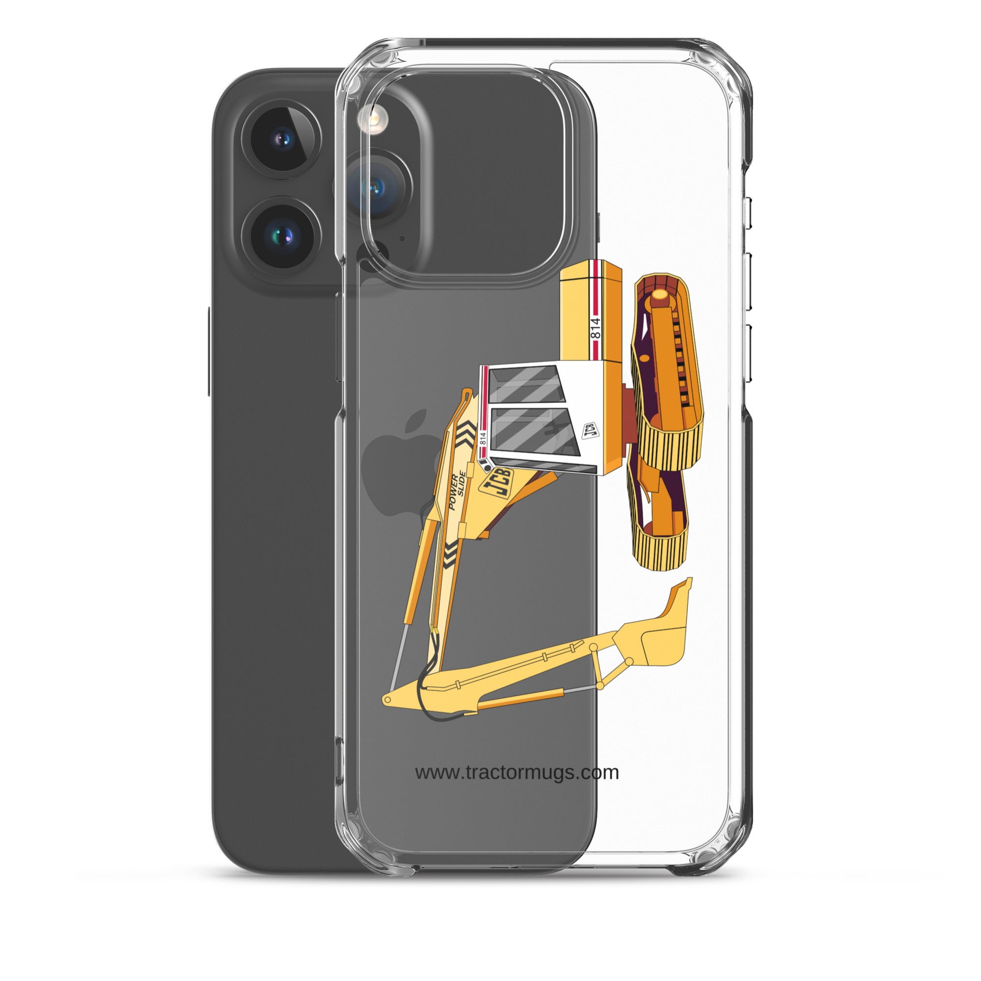JCB Clear Case for iPhone® JCB 814 Super | Clear Case for iPhone® Quality Farmers Merch