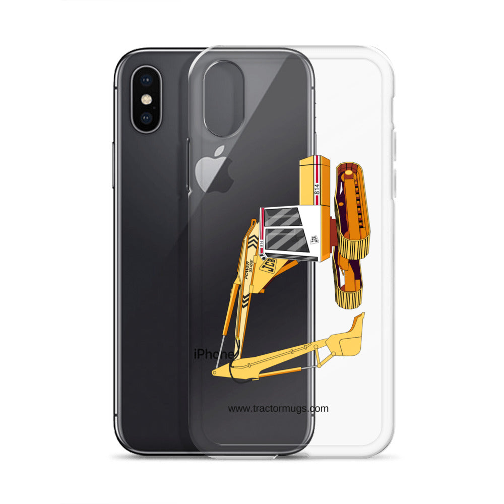 JCB Clear Case for iPhone® JCB 814 Super | Clear Case for iPhone® Quality Farmers Merch