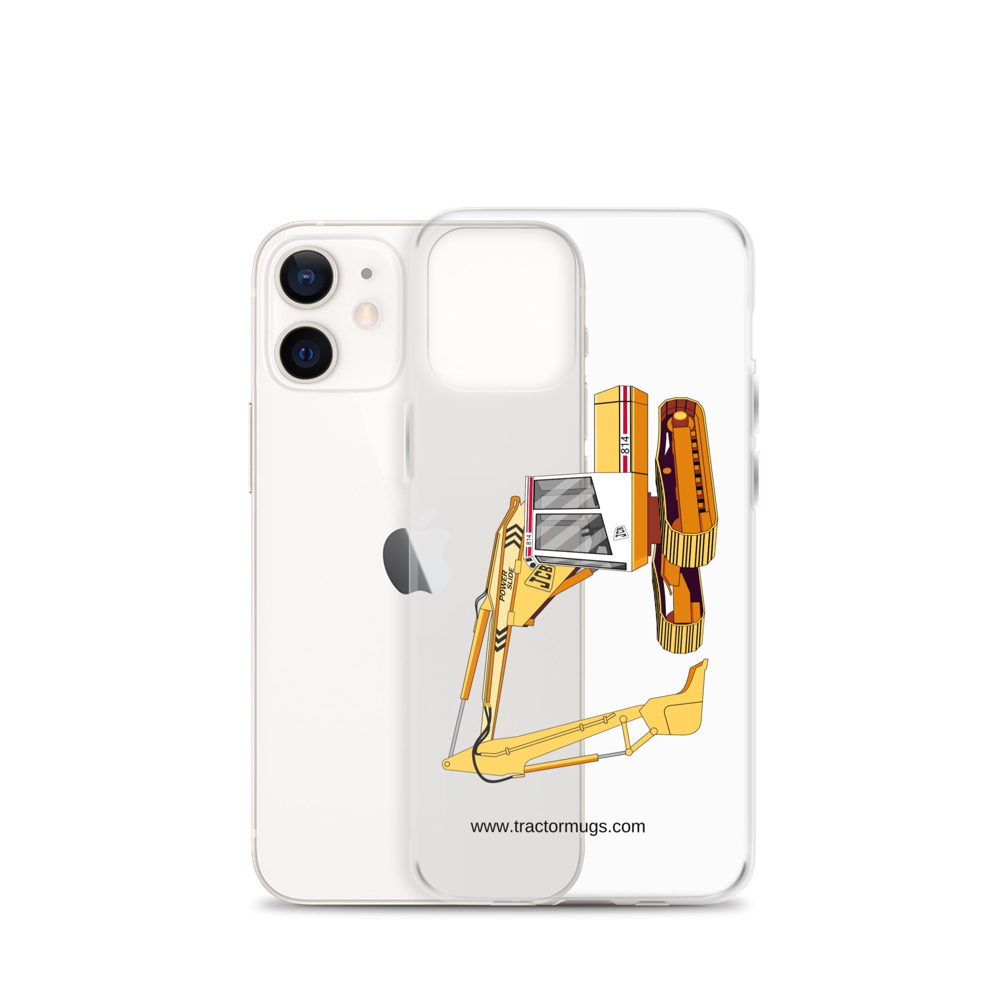 JCB Clear Case for iPhone® JCB 814 Super | Clear Case for iPhone® Quality Farmers Merch