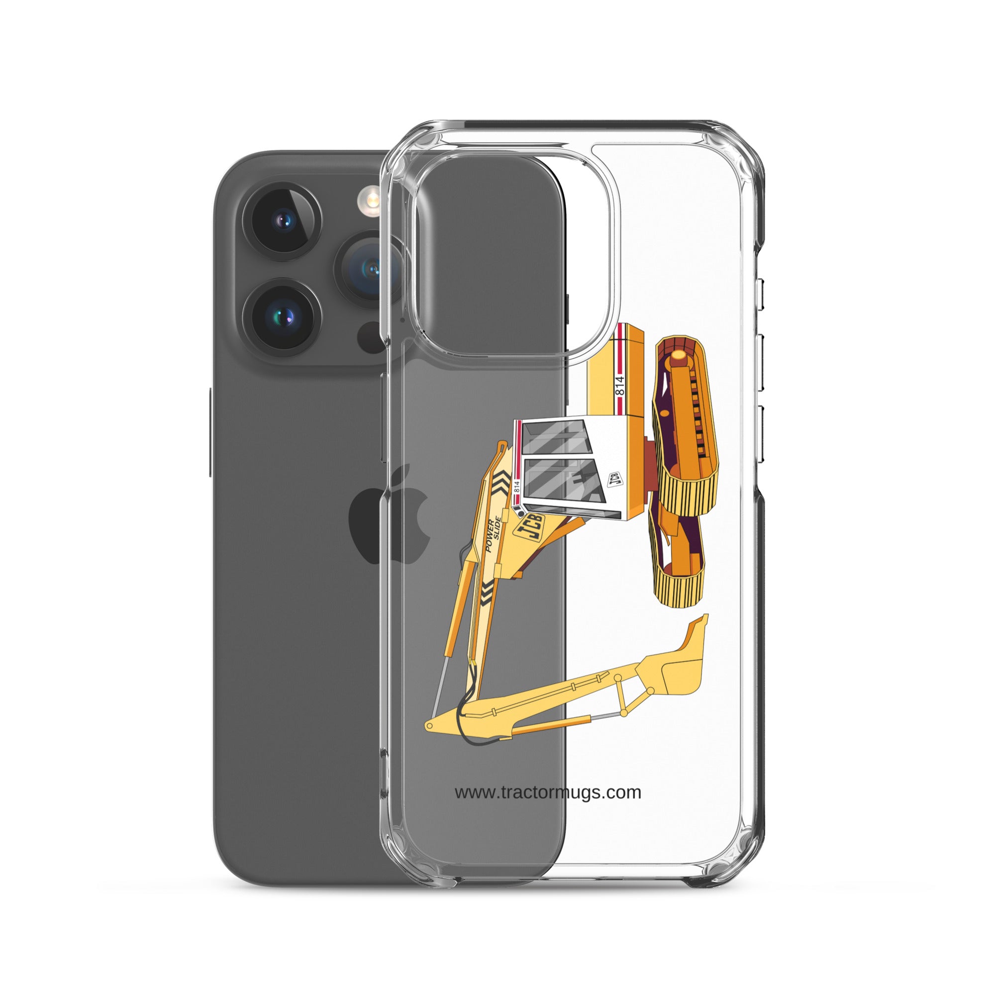JCB Clear Case for iPhone® JCB 814 Super | Clear Case for iPhone® Quality Farmers Merch