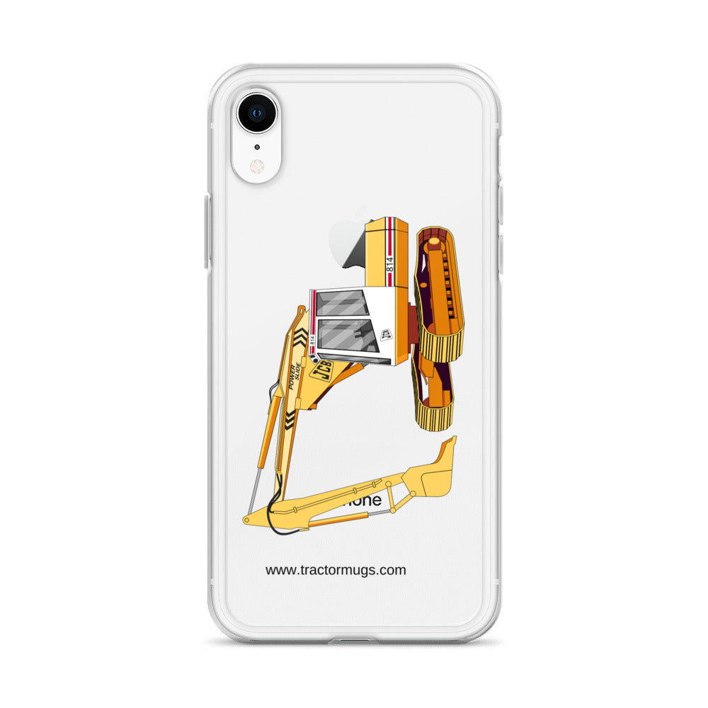 JCB Clear Case for iPhone® JCB 814 Super | Clear Case for iPhone® Quality Farmers Merch