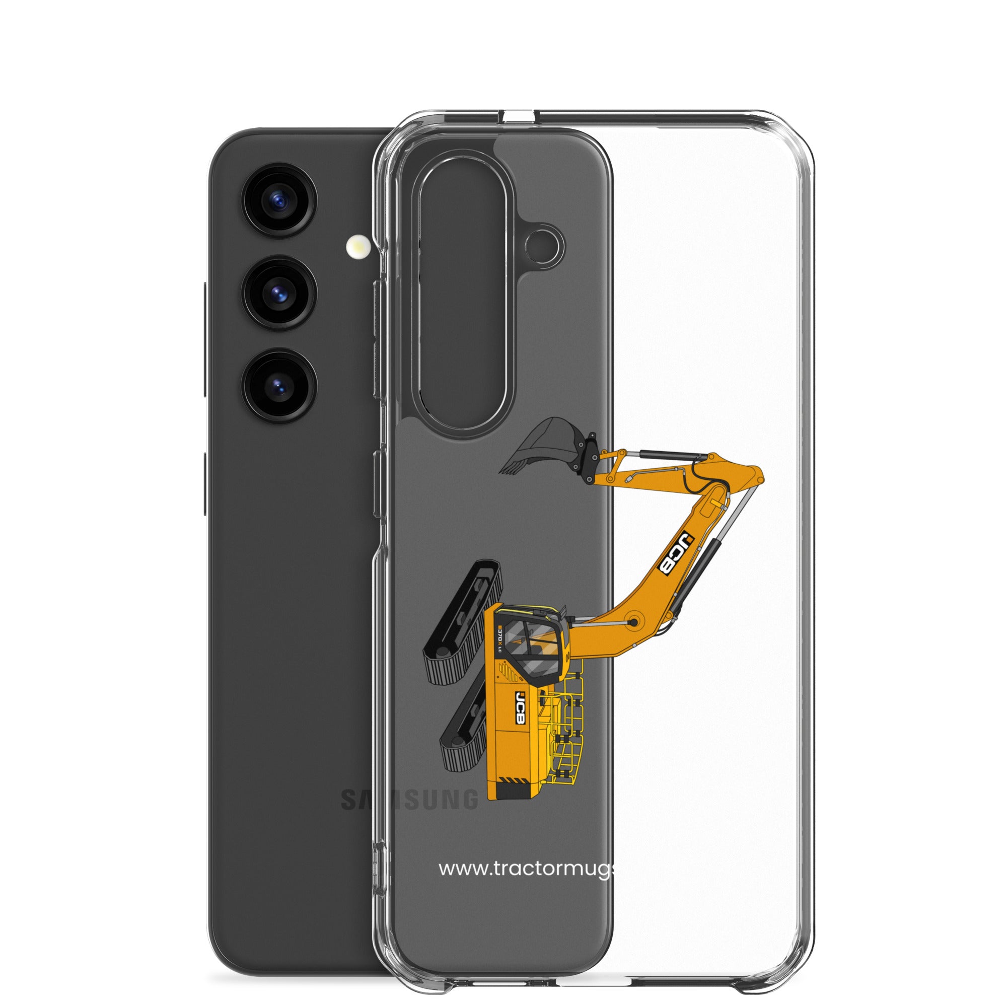 JCB Clear Case for Samsung® JCB 370 LC | Clear Case for Samsung® Quality Farmers Merch