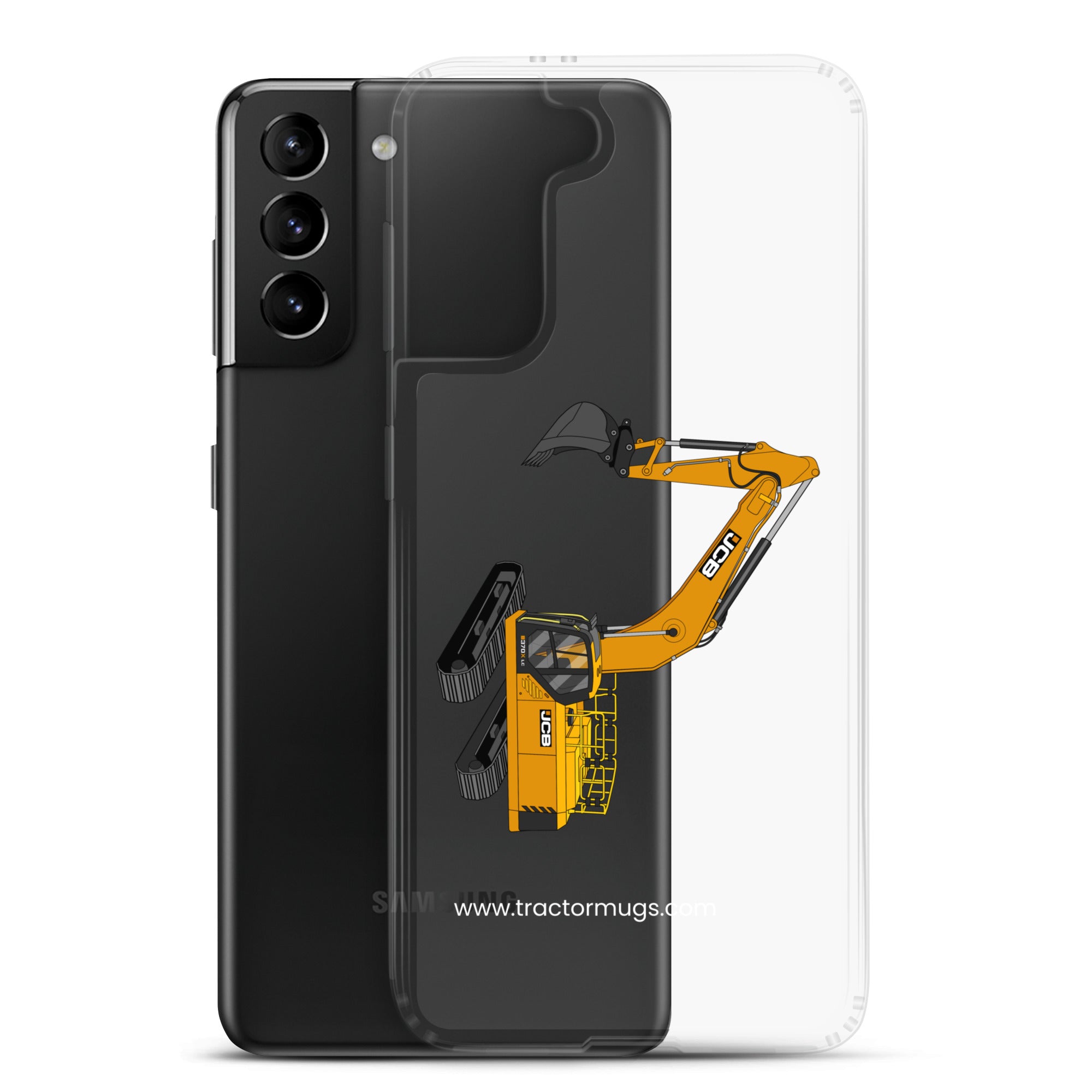 JCB Clear Case for Samsung® JCB 370 LC | Clear Case for Samsung® Quality Farmers Merch