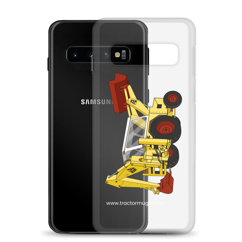 JCB Clear Case for Samsung® JCB 3C II Backhoe | Clear Case for Samsung® Quality Farmers Merch