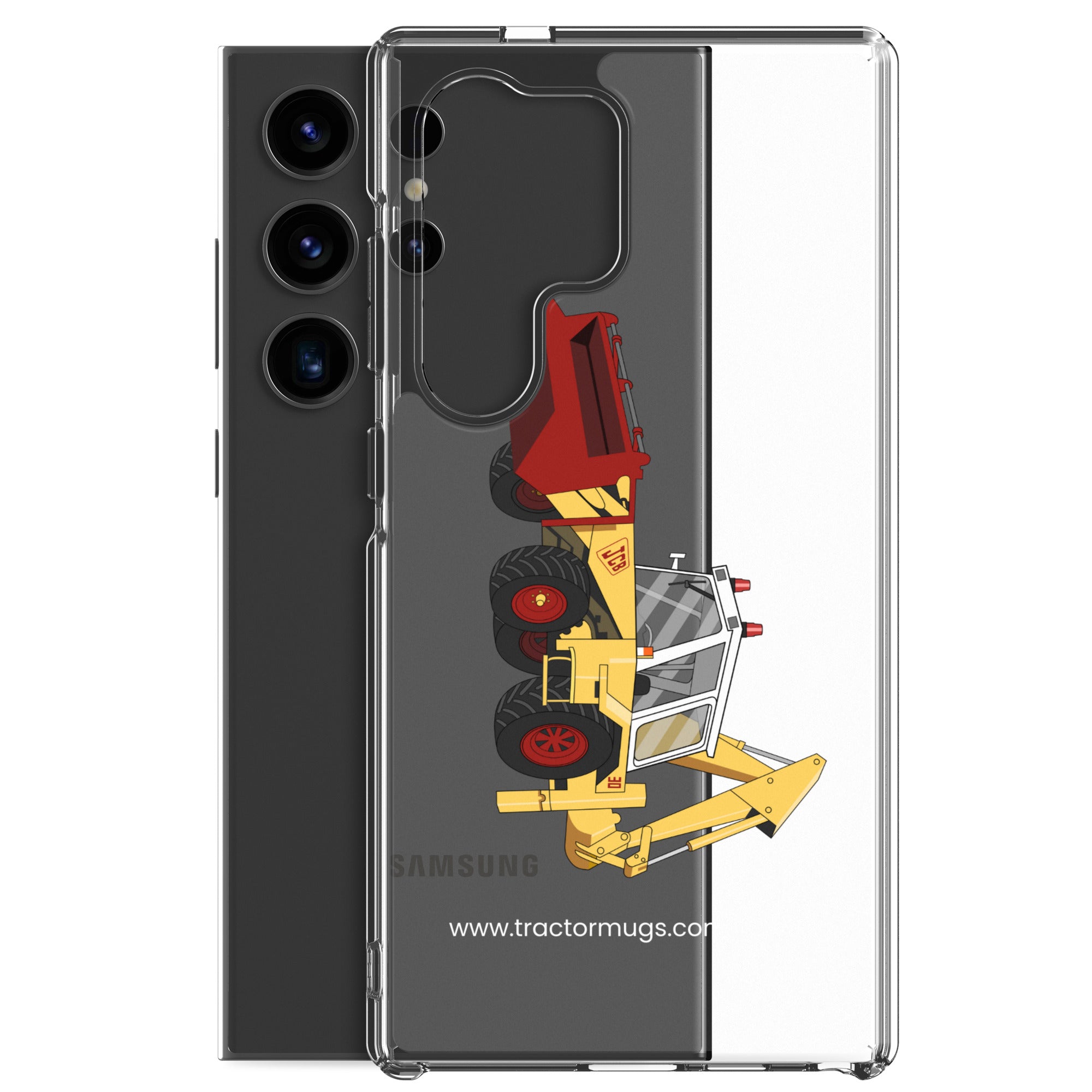 JCB Clear Case for Samsung® JCB 3D (1975) | Clear Case for Samsung® Quality Farmers Merch
