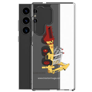 JCB Clear Case for Samsung® JCB 3D (1975) | Clear Case for Samsung® Quality Farmers Merch