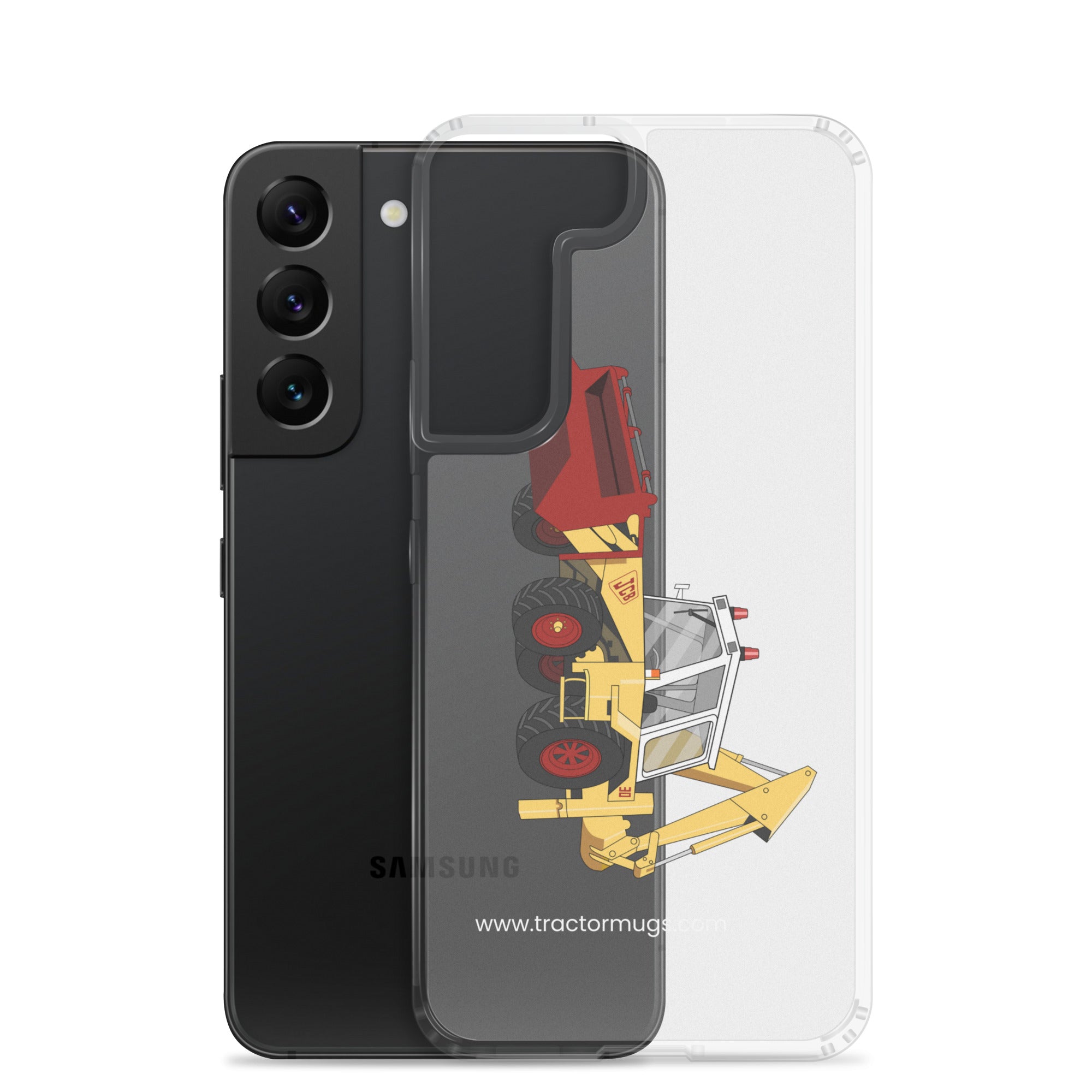 JCB Clear Case for Samsung® JCB 3D (1975) | Clear Case for Samsung® Quality Farmers Merch
