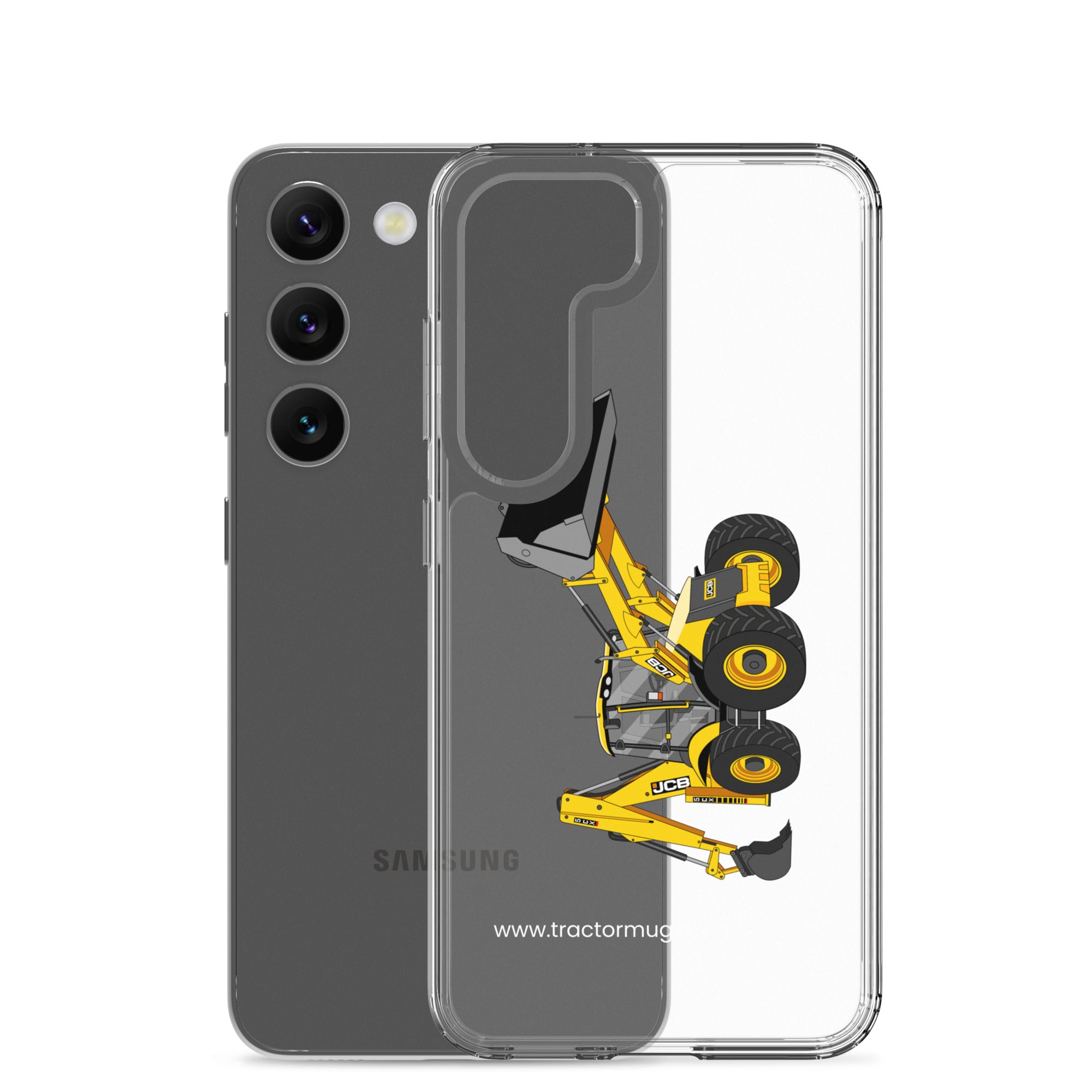 JCB Clear Case for Samsung® JCB 5CX Backhoe | Clear Case for Samsung® Quality Farmers Merch