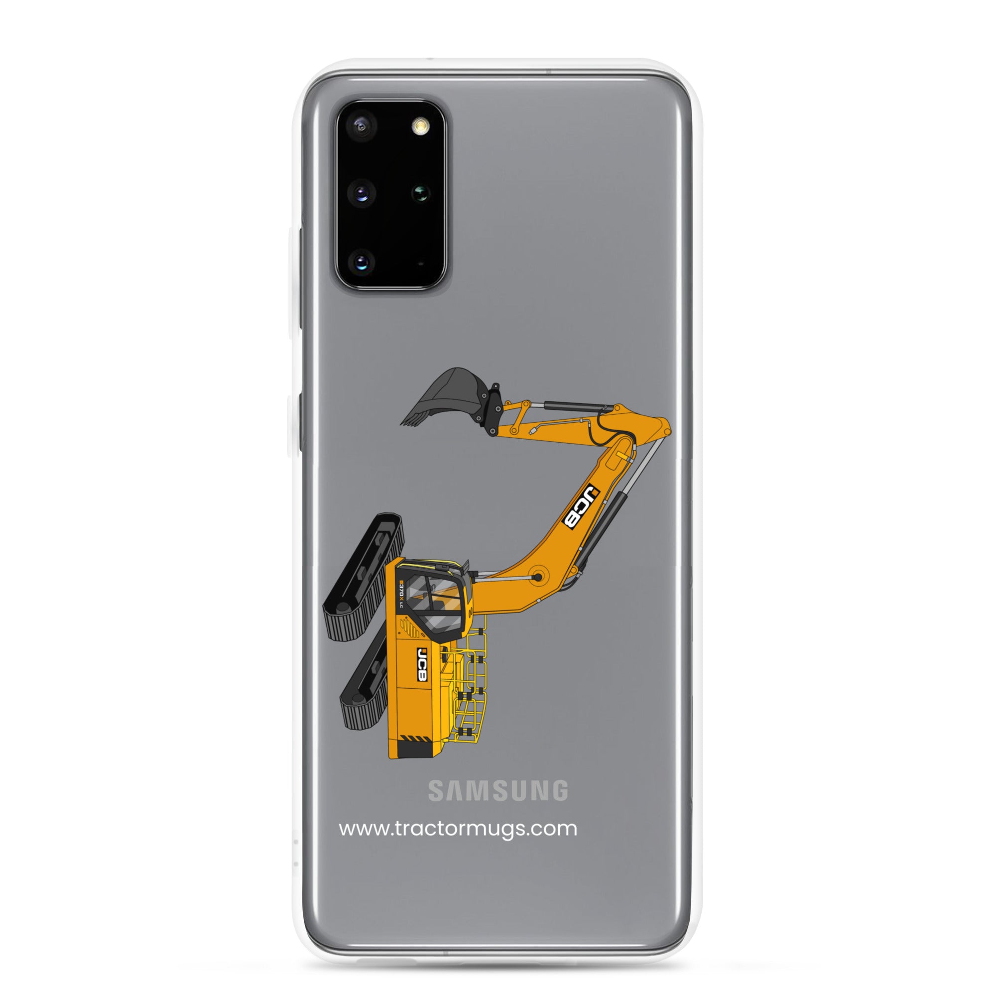 JCB Clear Case for Samsung® Samsung Galaxy S20 Plus JCB 370 LC | Clear Case for Samsung® Quality Farmers Merch