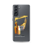 JCB Clear Case for Samsung® Samsung Galaxy S21 JCB 814 Super | Clear Case for Samsung® Quality Farmers Merch