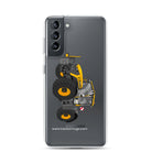 JCB Clear Case for Samsung® Samsung Galaxy S21 JCB Fastrac 4220 Icon | Clear Case for Samsung® Quality Farmers Merch