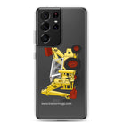 JCB Clear Case for Samsung® Samsung Galaxy S21 Ultra JCB 3C II Backhoe | Clear Case for Samsung® Quality Farmers Merch