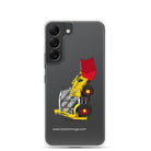 JCB Clear Case for Samsung® Samsung Galaxy S22 JCB 3CX 70th Anniversary Edition | Clear Case for Samsung® Quality Farmers Merch