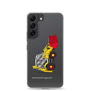 JCB Clear Case for Samsung® Samsung Galaxy S22 JCB 3CX 70th Anniversary Edition | Clear Case for Samsung® Quality Farmers Merch