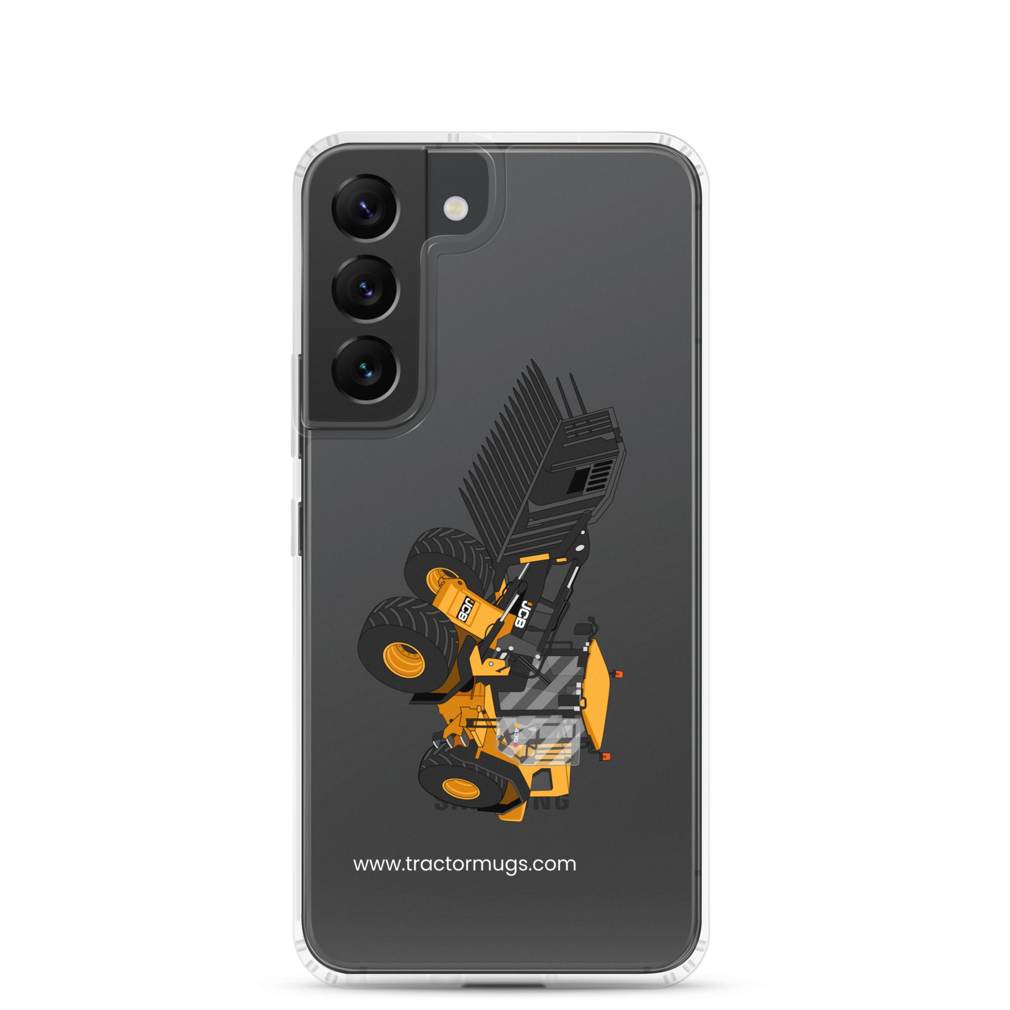 JCB Clear Case for Samsung® Samsung Galaxy S22 JCB 435 S Farm Master | Clear Case for Samsung® Quality Farmers Merch