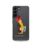 JCB Clear Case for Samsung® Samsung Galaxy S22 JCB 4D Backhoe | Clear Case for Samsung® Quality Farmers Merch
