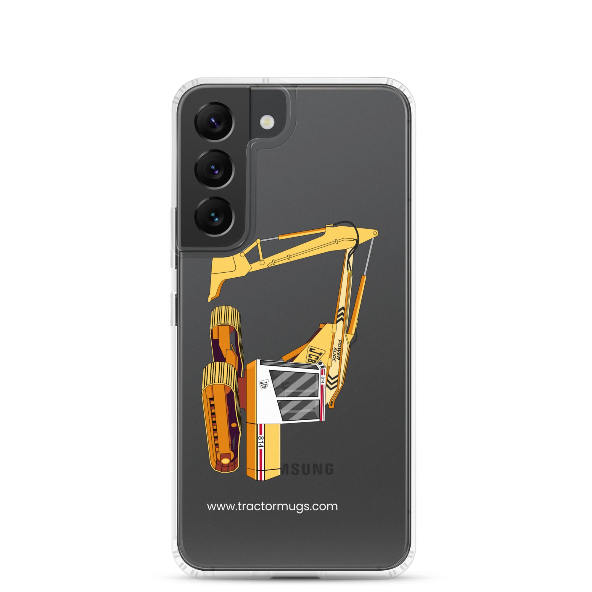 JCB Clear Case for Samsung® Samsung Galaxy S22 JCB 814 Super | Clear Case for Samsung® Quality Farmers Merch