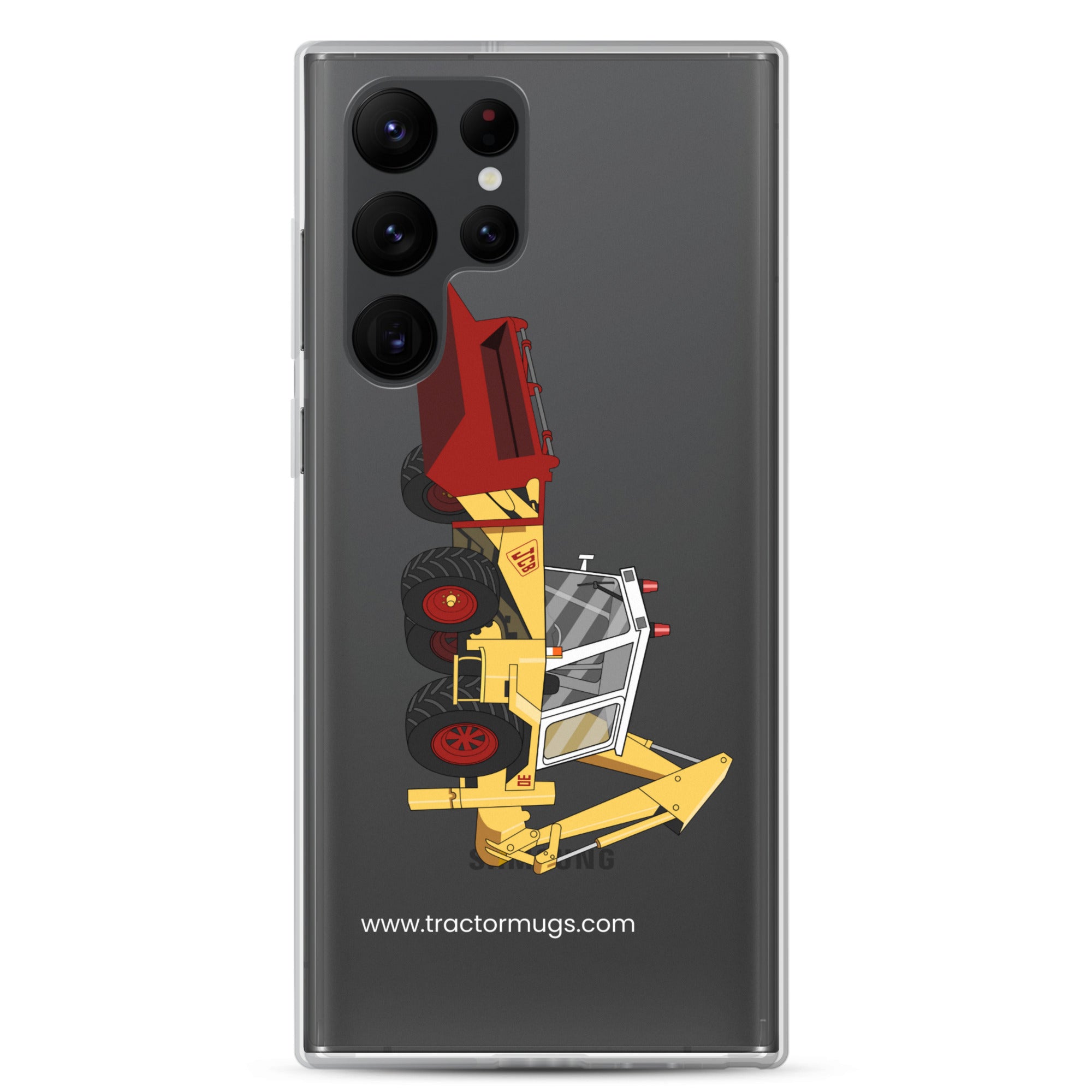 JCB Clear Case for Samsung® Samsung Galaxy S22 Ultra JCB 3D (1975) | Clear Case for Samsung® Quality Farmers Merch