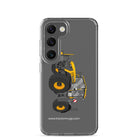 JCB Clear Case for Samsung® Samsung Galaxy S23 JCB Fastrac 4220 Icon | Clear Case for Samsung® Quality Farmers Merch