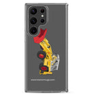 JCB Clear Case for Samsung® Samsung Galaxy S23 Ultra JCB 4D Backhoe | Clear Case for Samsung® Quality Farmers Merch