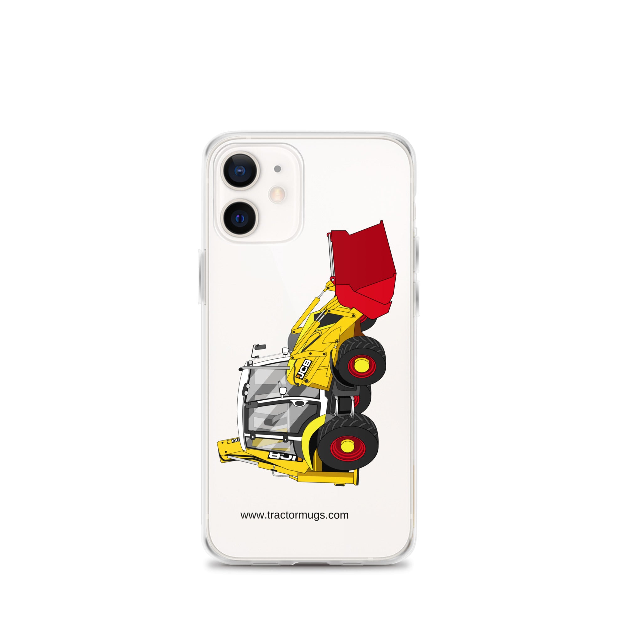 JCB iPhone 12 mini JCB 3CX 70th Anniversary Edition | Clear Case for iPhone® Quality Farmers Merch