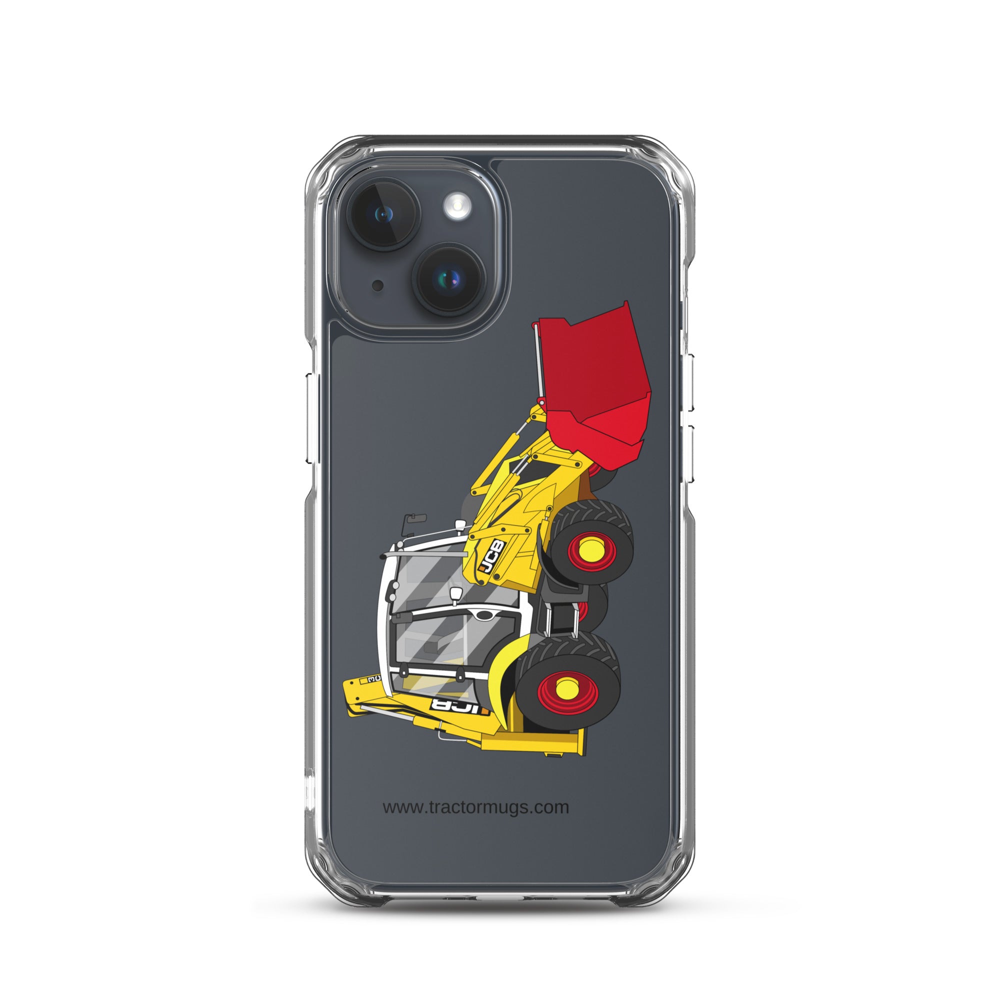 JCB iPhone 15 JCB 3CX 70th Anniversary Edition | Clear Case for iPhone® Quality Farmers Merch