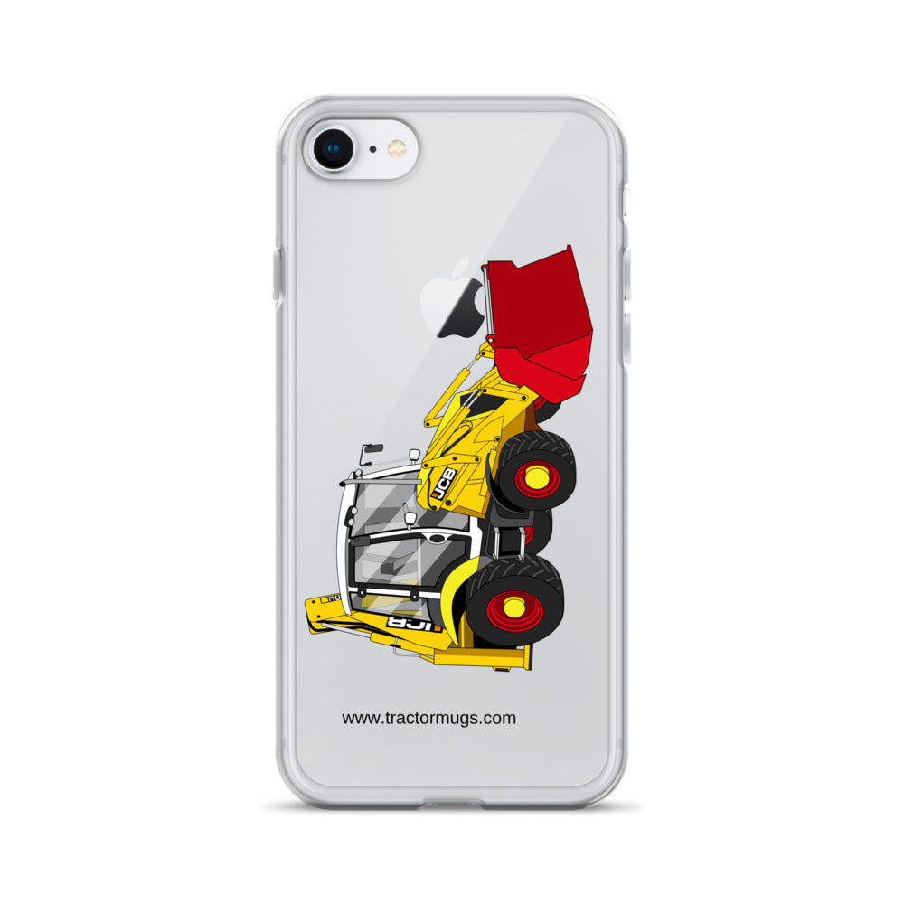 JCB iPhone 7/8 JCB 3CX 70th Anniversary Edition | Clear Case for iPhone® Quality Farmers Merch