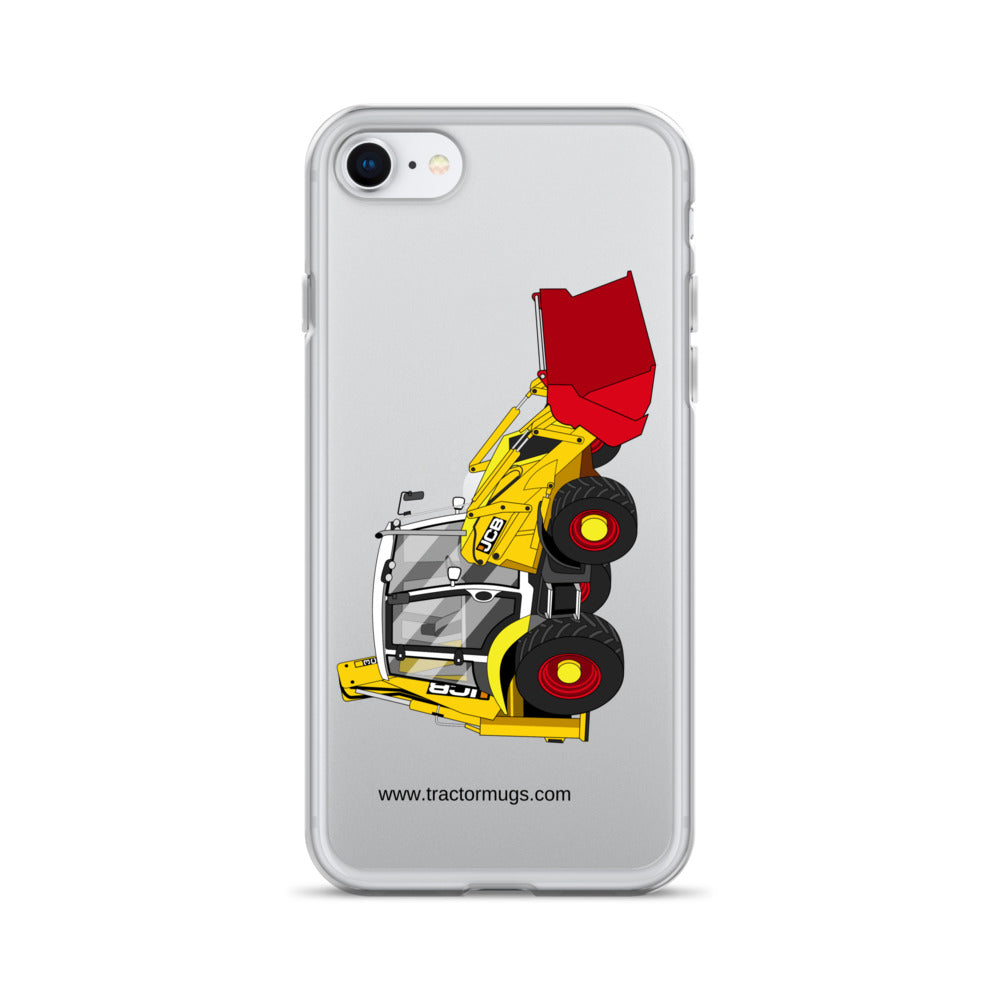 JCB iPhone SE JCB 3CX 70th Anniversary Edition | Clear Case for iPhone® Quality Farmers Merch