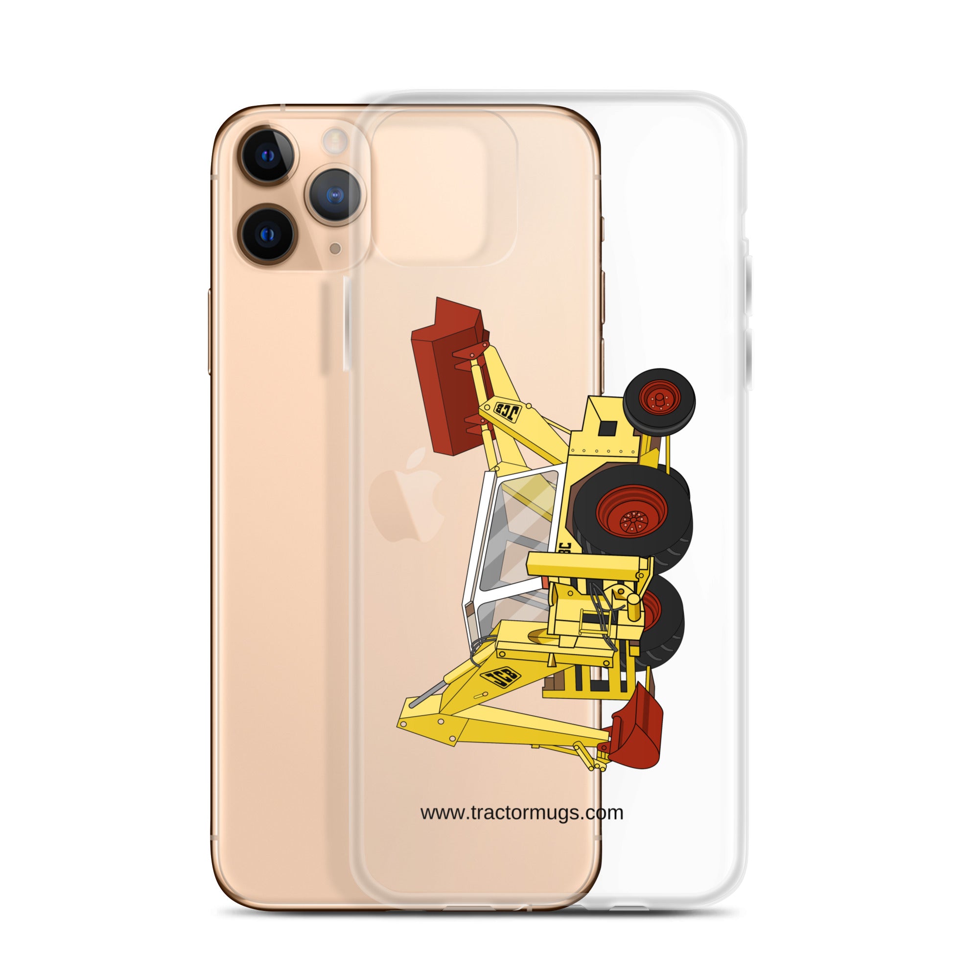 JCB JCB 3C II Backhoe | Clear Case for iPhone® Quality Farmers Merch