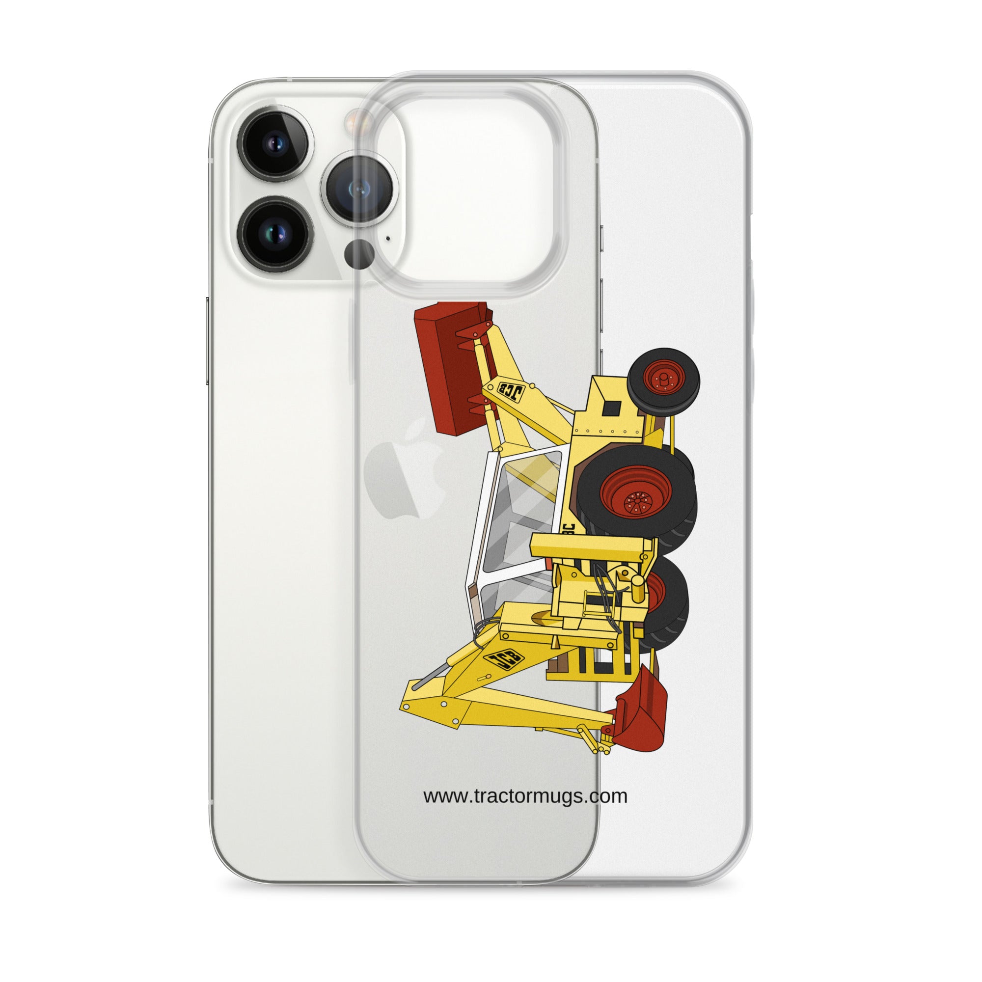 JCB JCB 3C II Backhoe | Clear Case for iPhone® Quality Farmers Merch