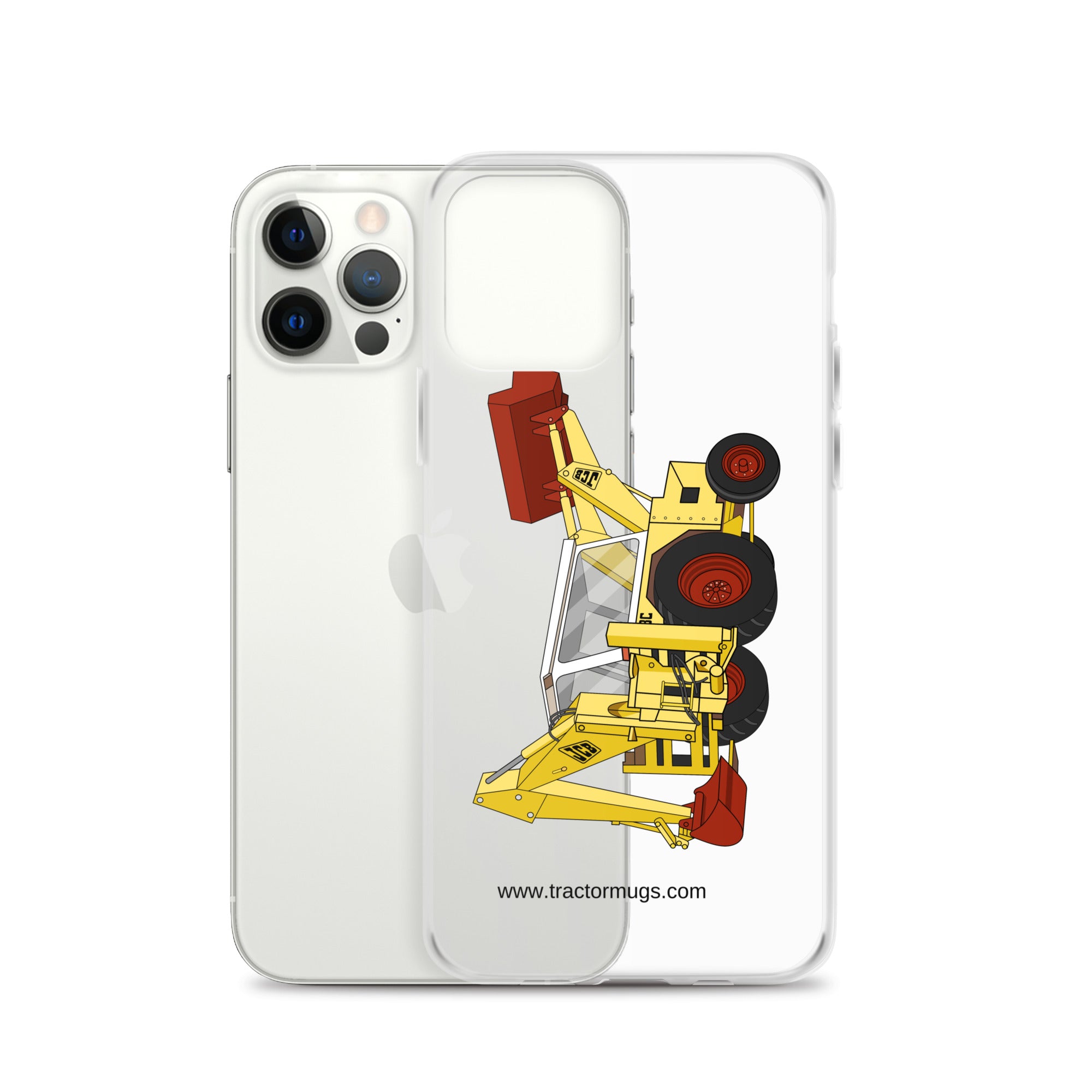 JCB JCB 3C II Backhoe | Clear Case for iPhone® Quality Farmers Merch