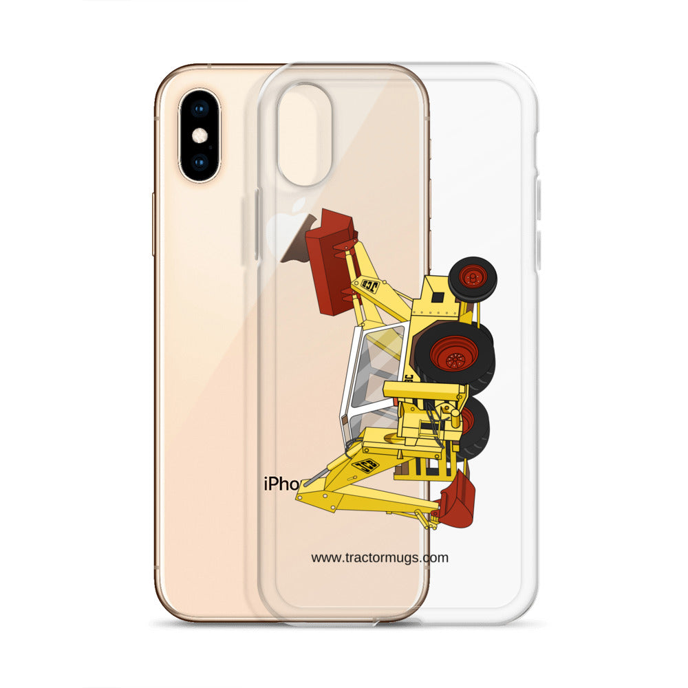 JCB JCB 3C II Backhoe | Clear Case for iPhone® Quality Farmers Merch
