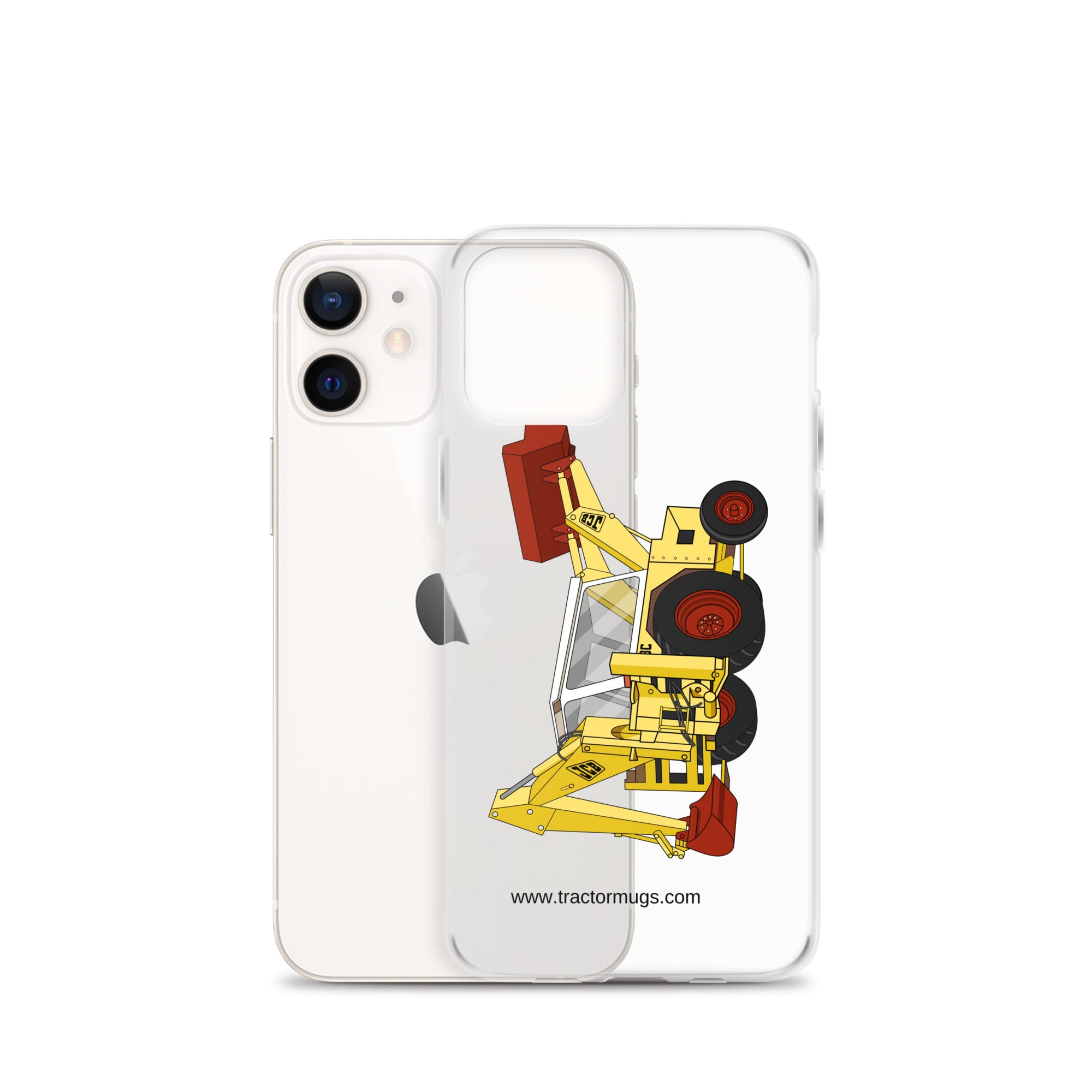 JCB JCB 3C II Backhoe | Clear Case for iPhone® Quality Farmers Merch