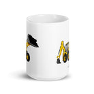JCB JCB 5CX Backhoe | White glossy mug Quality Farmers Merch