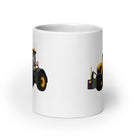 JCB JCB Fastrac 4220 Icon | White glossy mug Quality Farmers Merch