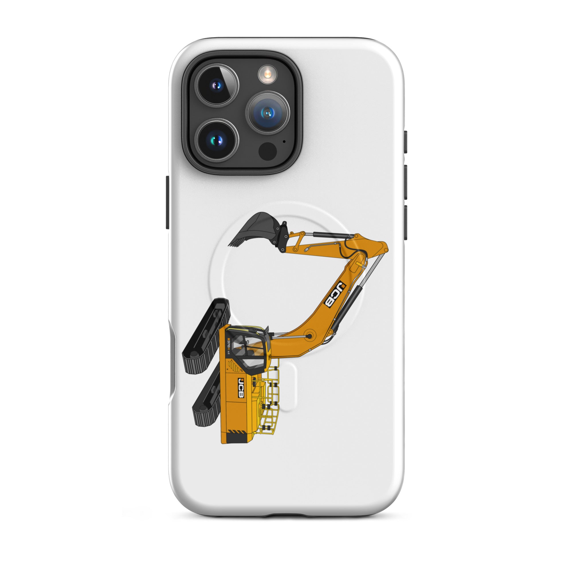 JCB MagSafe® Tough Case for iPhone® iPhone 16 Pro Max JCB 370 LC | MagSafe® tough case for iPhone® Quality Farmers Merch