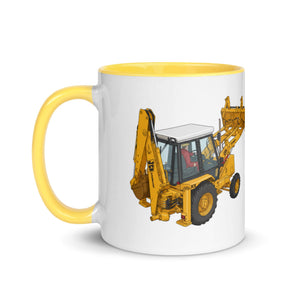 JCB Mug with Color Inside JCB 3cx Turbo | Mug with Color Inside (1990) Quality Farmers Merch