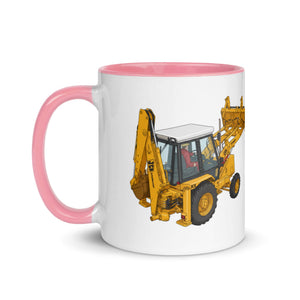 JCB Mug with Color Inside JCB 3cx Turbo | Mug with Color Inside (1990) Quality Farmers Merch