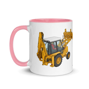 JCB Mug with Color Inside JCB 3cx Turbo | Mug with Color Inside (1990) Quality Farmers Merch